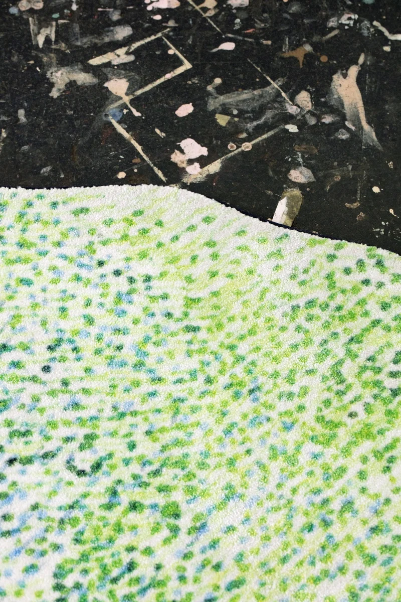 "Nuée" Artist Rug by Roland Schär
