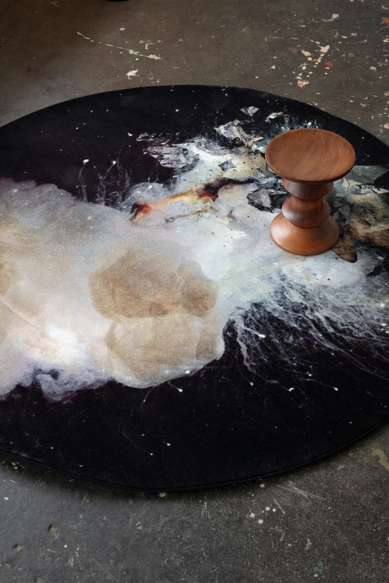 "Explosion" Artist Rug by Joschi Herczeg