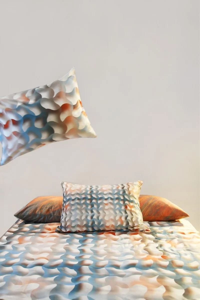 Artist Bedding "Wavy Plaidy" by Charlotte Gentsch