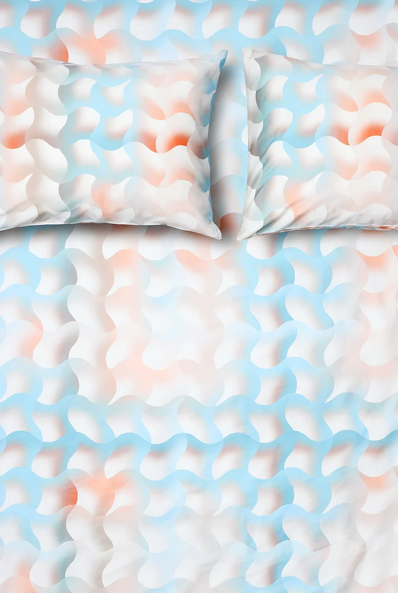 Artist Bedding "Wavy Plaidy" by Charlotte Gentsch