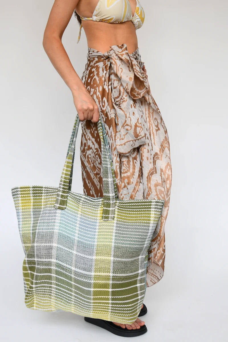 Sarong "Krishna" - Linen & Modal Yarn Dyed