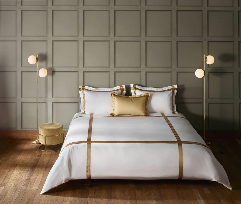 Satin Bettwäsche "Sorbe Creme Caramel"