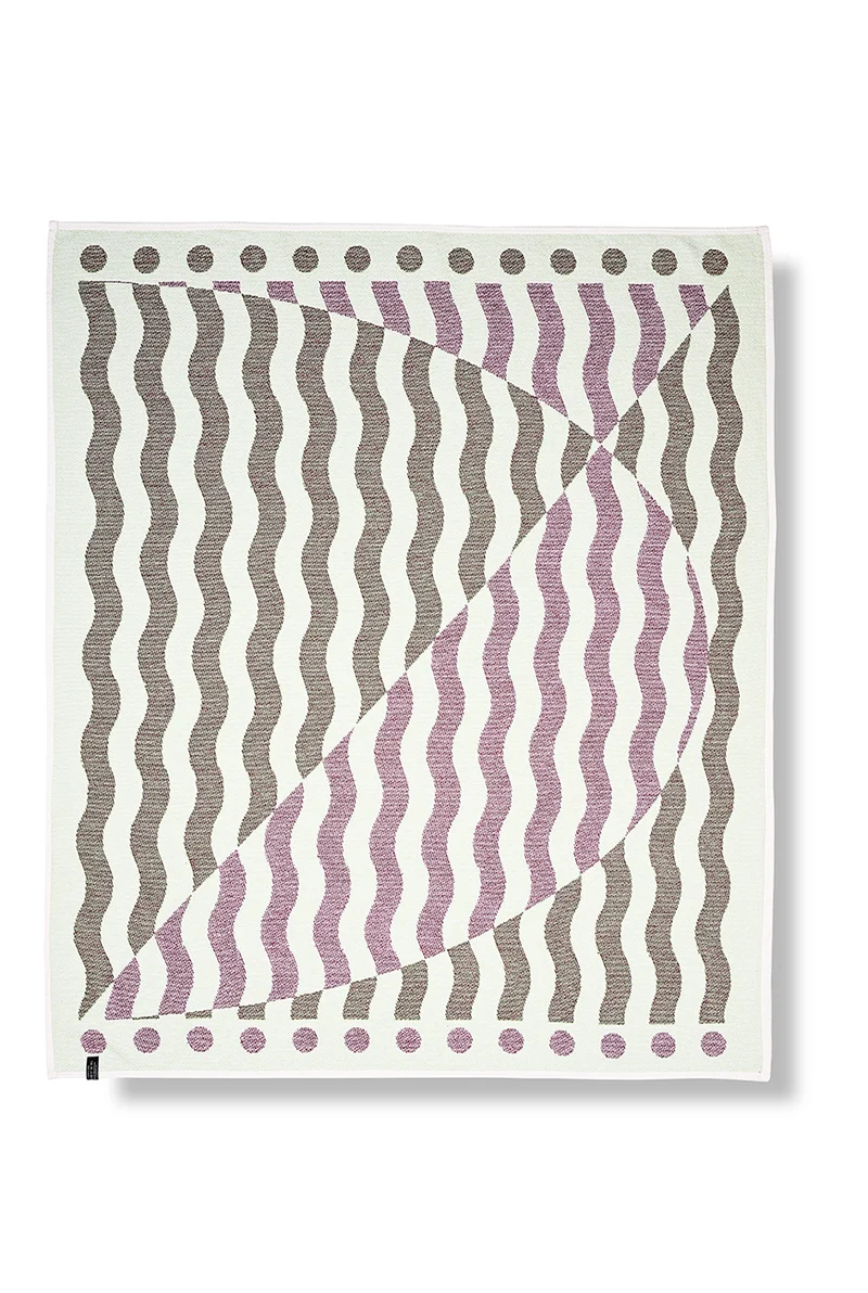 Cotton Blanket “Morcote” by Paolo Giacomazzi