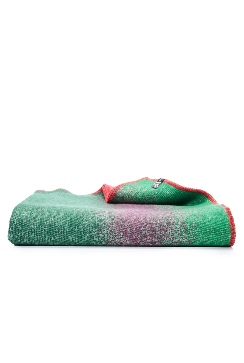 Wool Blanket "Color Rebel Petrol" by Michele Rondelli