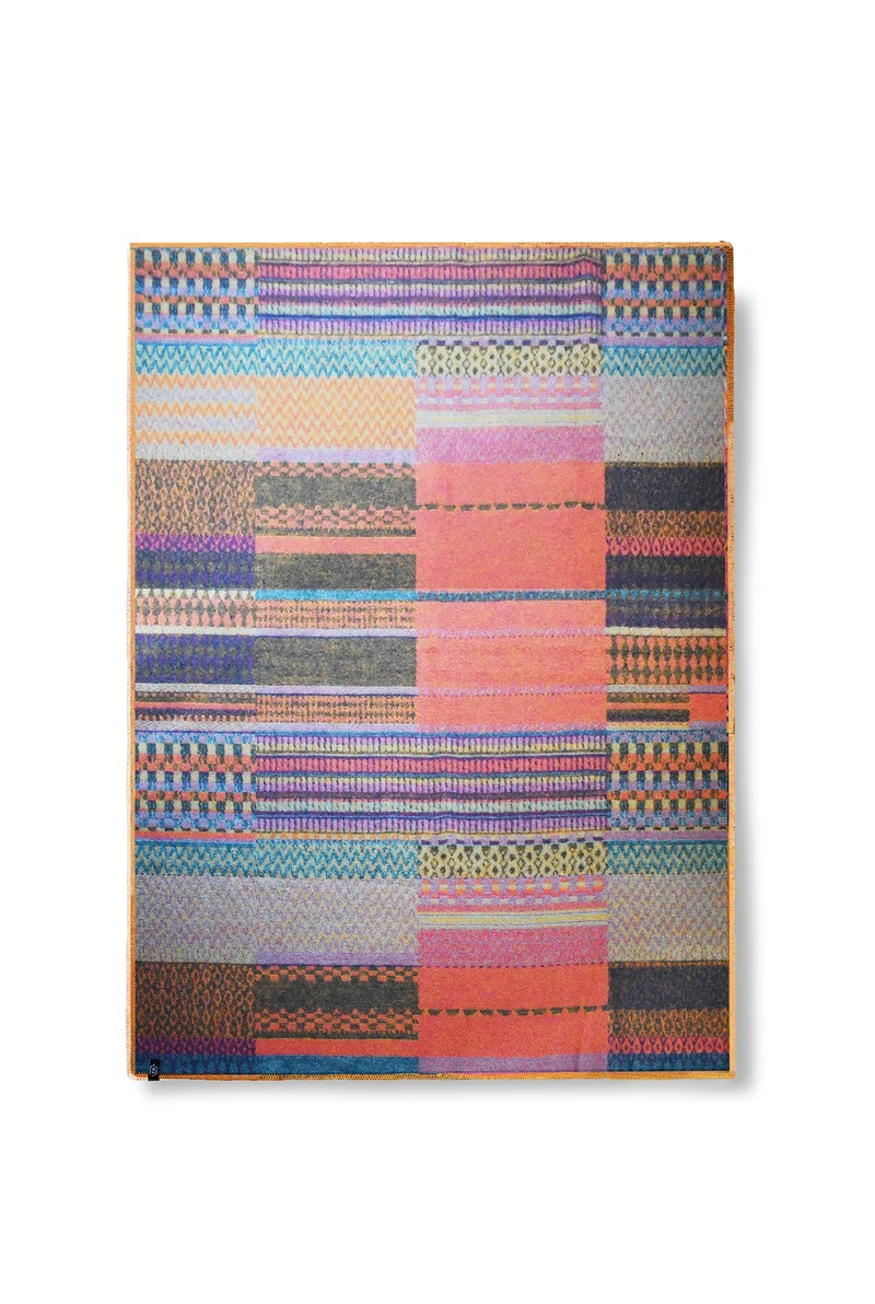 Wool Blanket "Patchwork" by Michele Rondelli