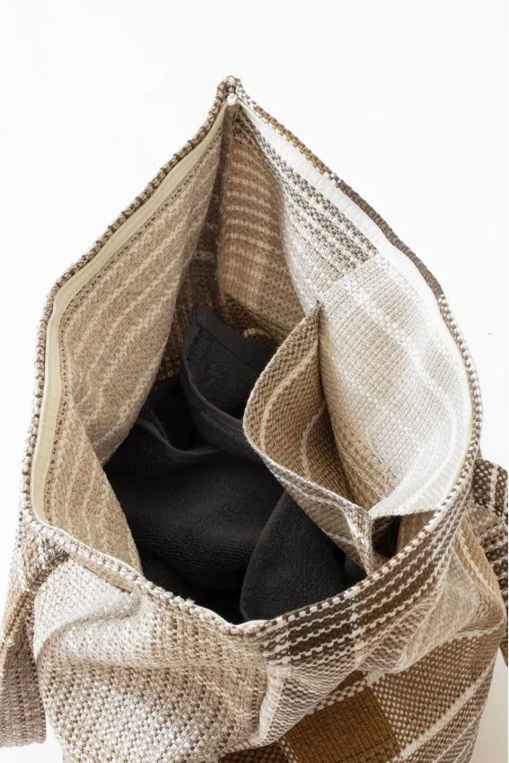 Beach Bag Marco Polo in Desert Brown Color
