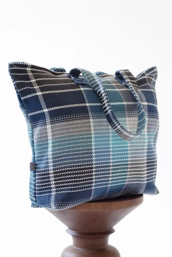 Beach Bag Marco Polo in Marine Blue Color