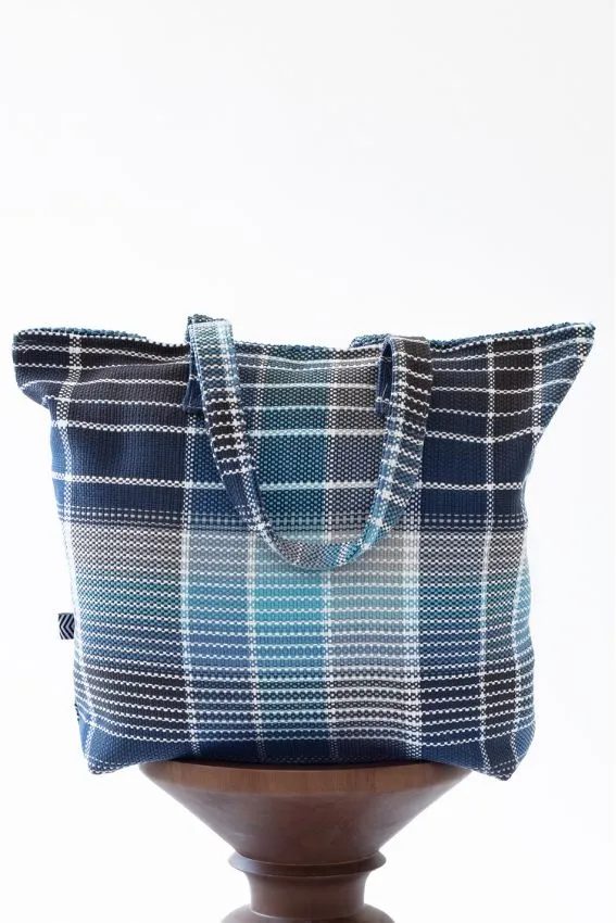 Beach Bag Marco Polo in Marine Blue Color