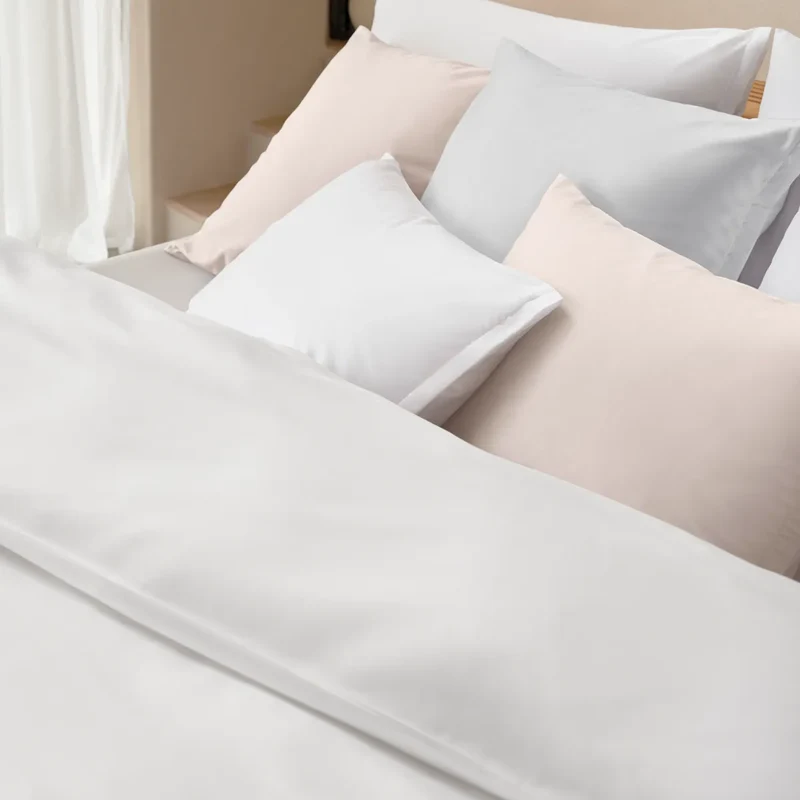Satin Bettwäsche "Noblesse Uni" 48 Farben