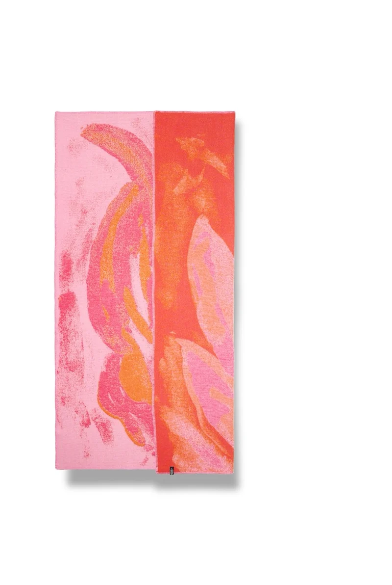 Wool Blanket "Fire Dreams" by Petra Dutli