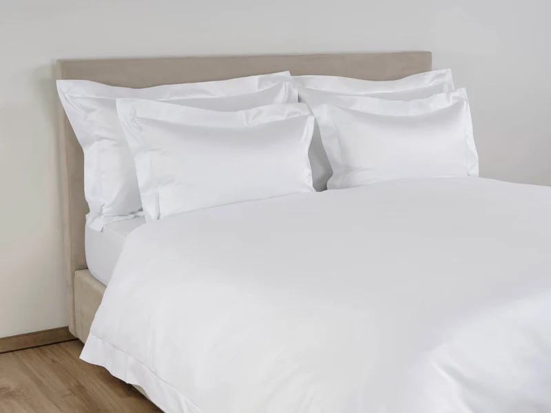 Satin Bettwäsche 1000 TC "Capela White"