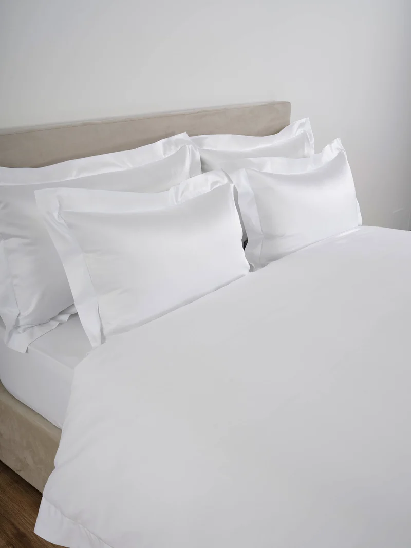 Satin Bettwäsche 1000 TC "Capela White"