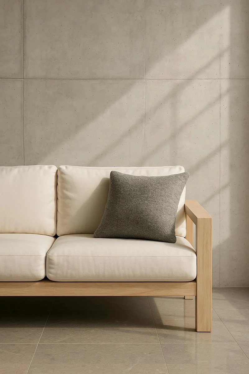 Outdoor / Indoor Cushion "Masai" - Charcoal
