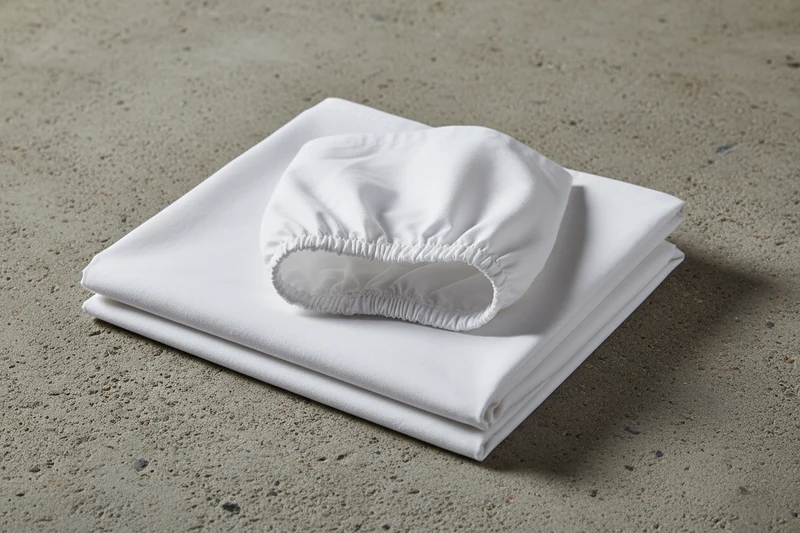 Perkal Spannbettlaken "Fresco White 400 TC"