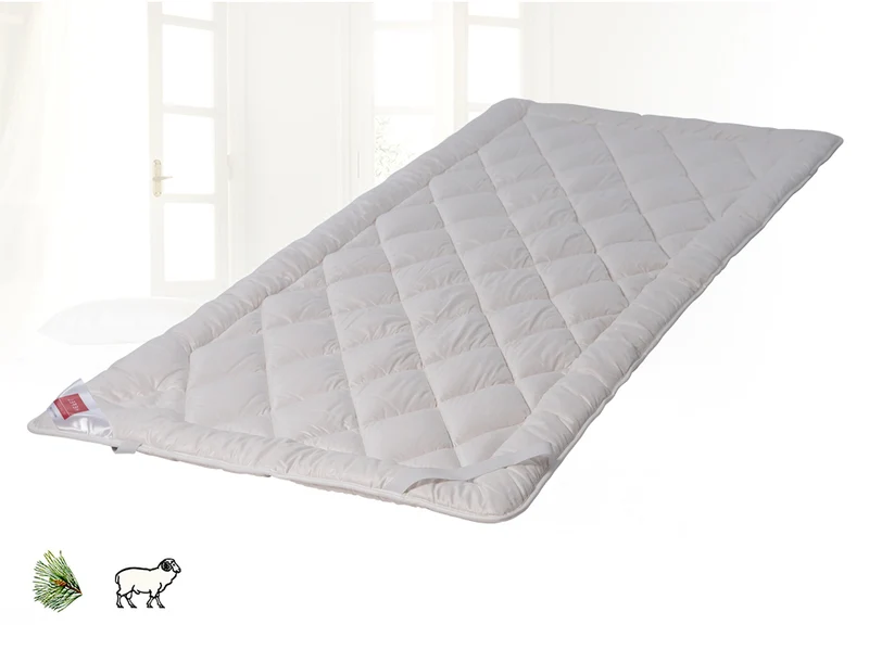 Schurwoll Unterbett "Wellness Zirbe"
