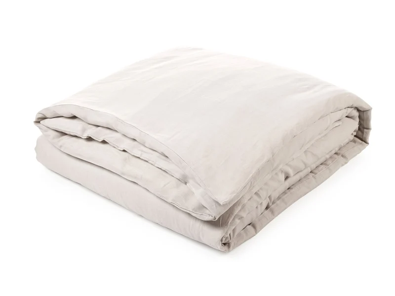 Leinenbettwäsche vorgewaschen "Madison Light Grey"