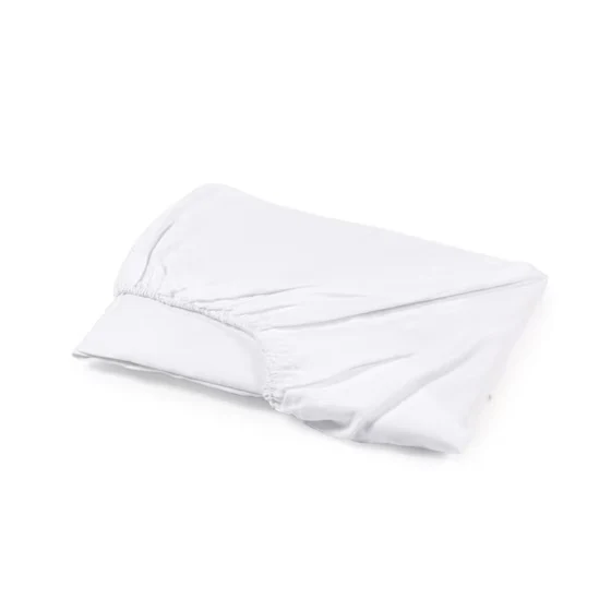 Leinen Spannbettlaken "Madison" white