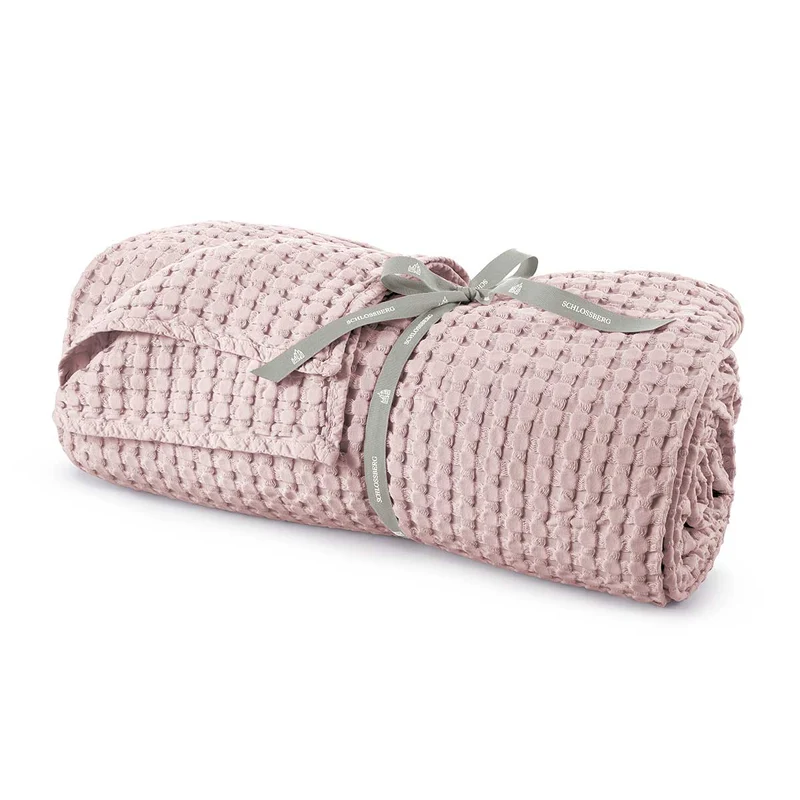 Waffelpikee Tagesdecke "Stay", in 6 Farben
