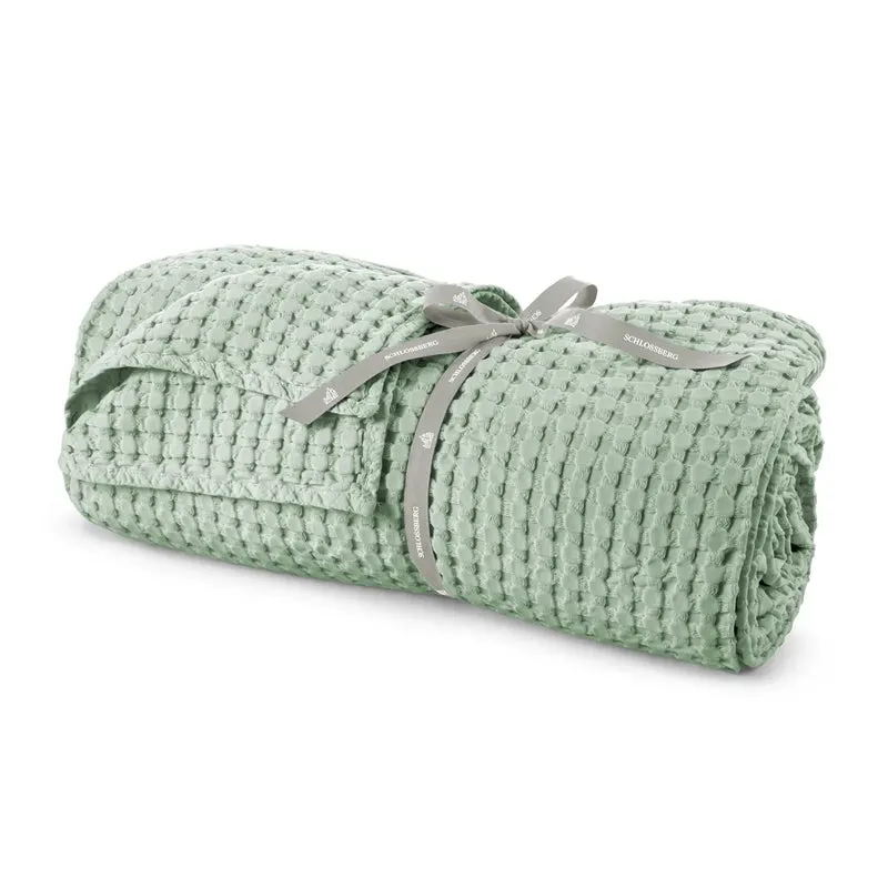 Waffelpikee Tagesdecke "Stay", in 6 Farben