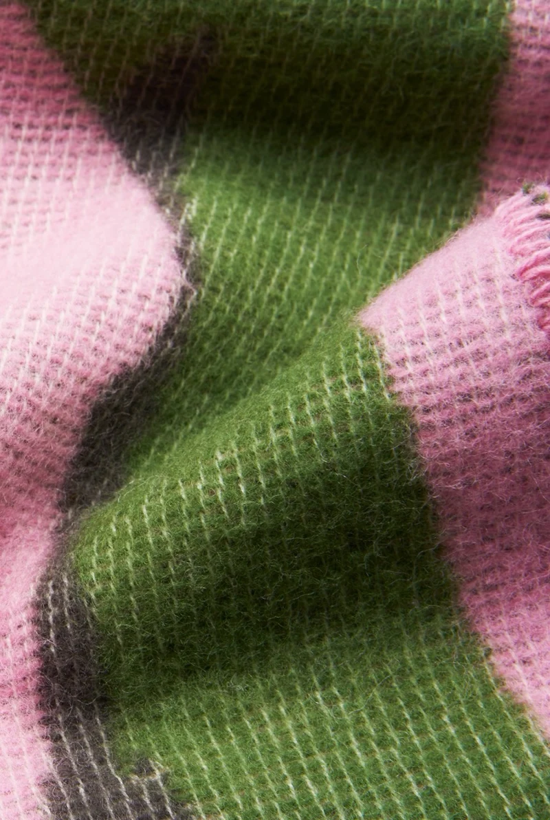 Wool Blanket "Flor y Mar" by Claudia Caviezel