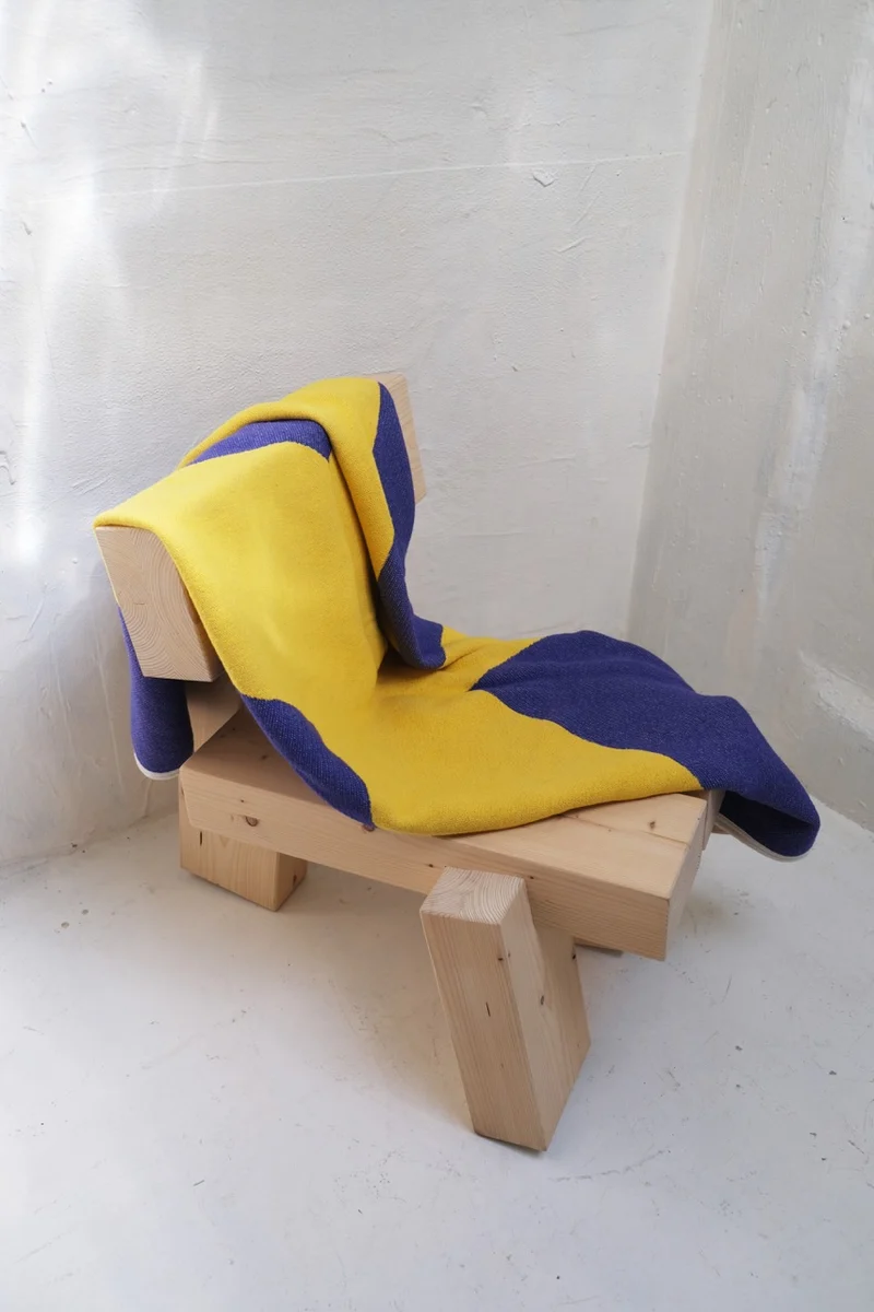 Cotton Blanket "X Marks The Spot " by Michele Rondelli