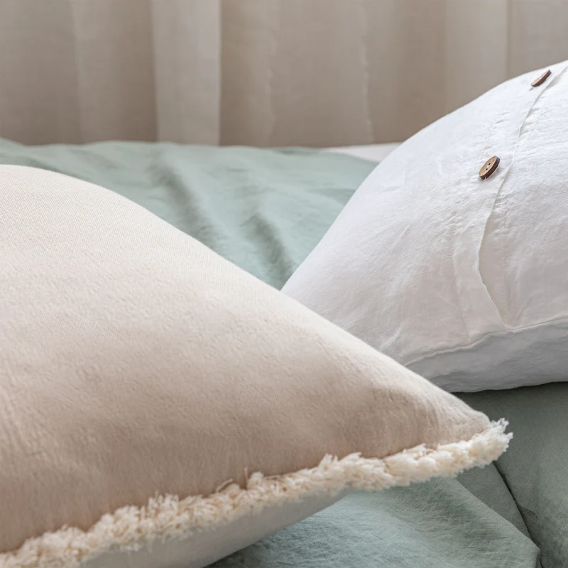 Kissenhülle Anaba [Beige/Naturweiß]