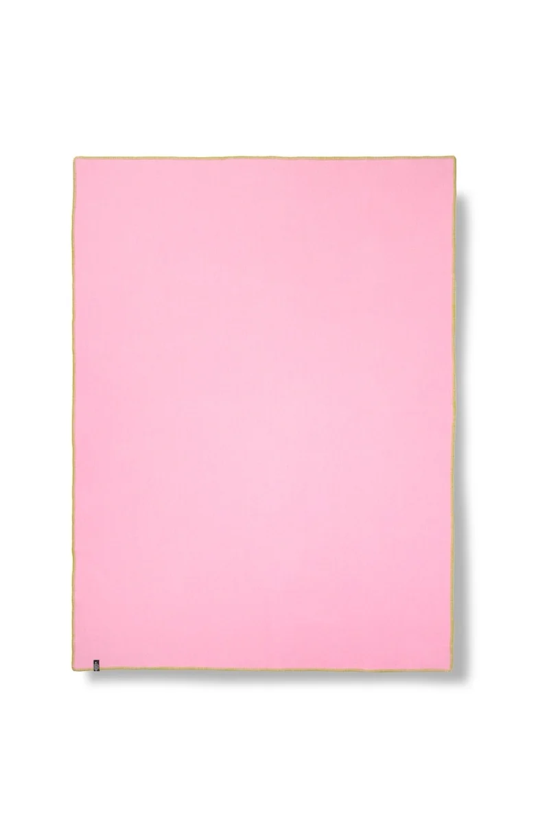 Wool Blanket "Behind Every Colour Is Another One Pink" by Michele Rondelli