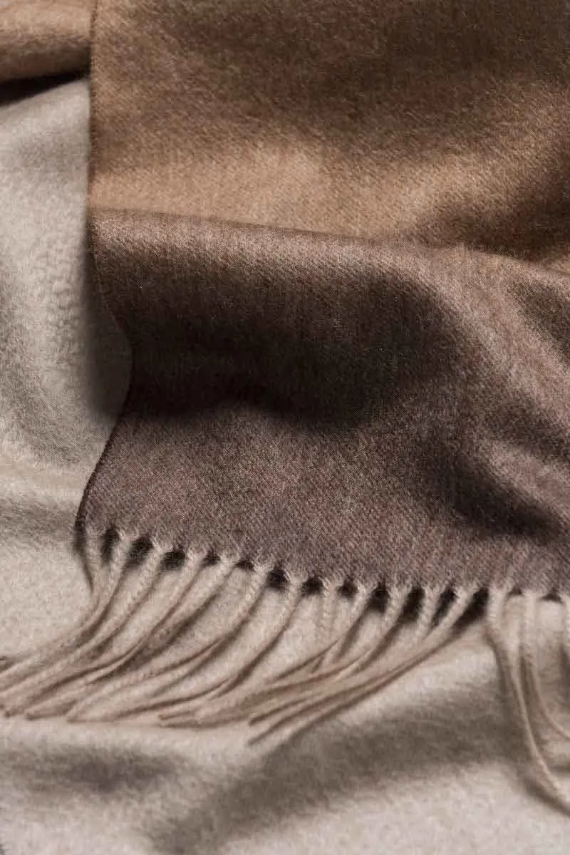 Kaschmirplaid "Nuance Ombre Caramel Coast"