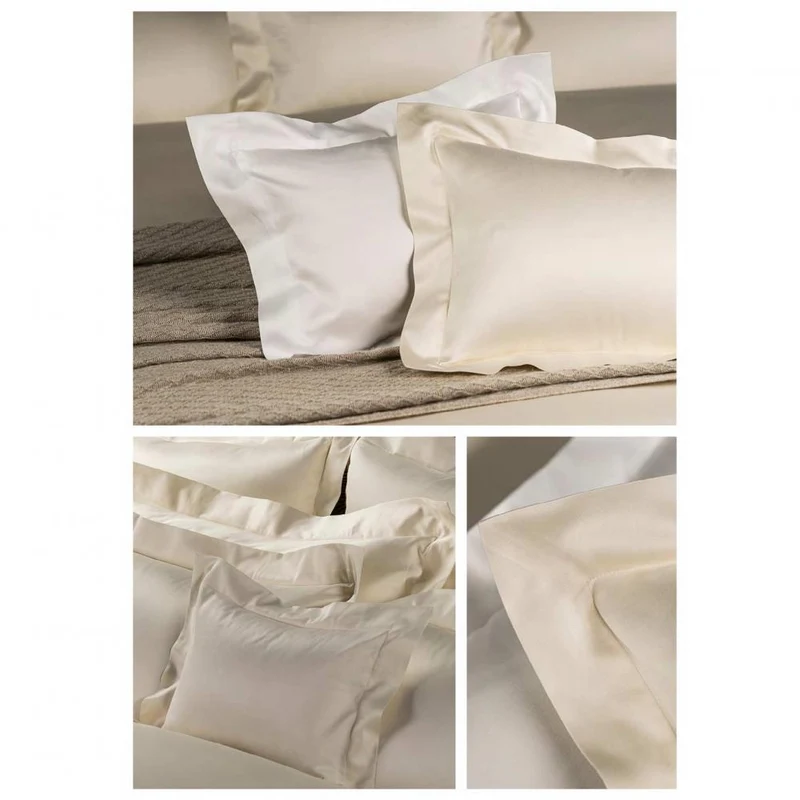 Satin Bettwäsche 1000 TC "Capela Champagner"