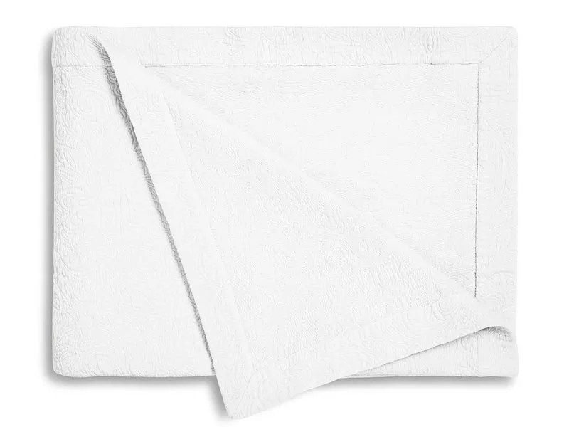 Tagesdecke mit Reliefmuster "Castellano Blanc", in 3 Größen