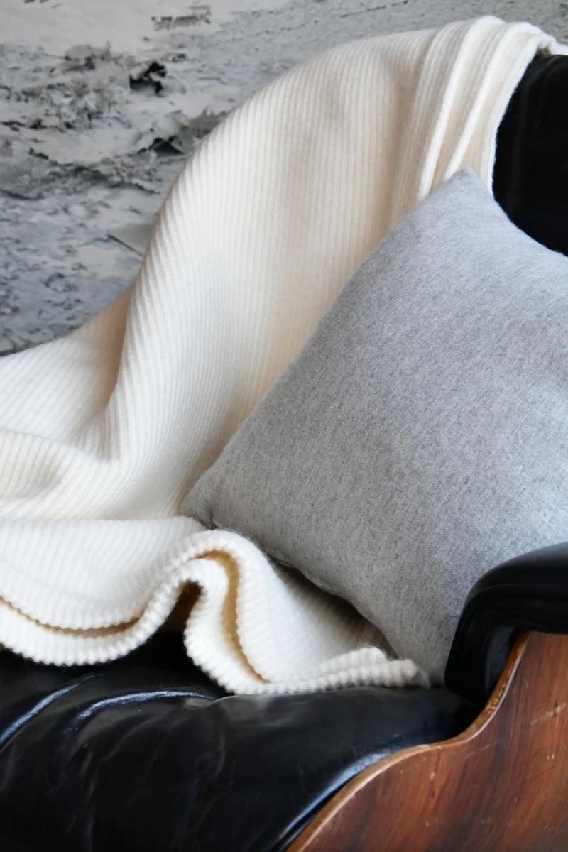 Bedspread Norwegian Wool - Natural White