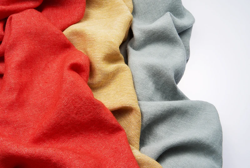 Recycled Wool Curtains Mid-Weight in Almond Colour