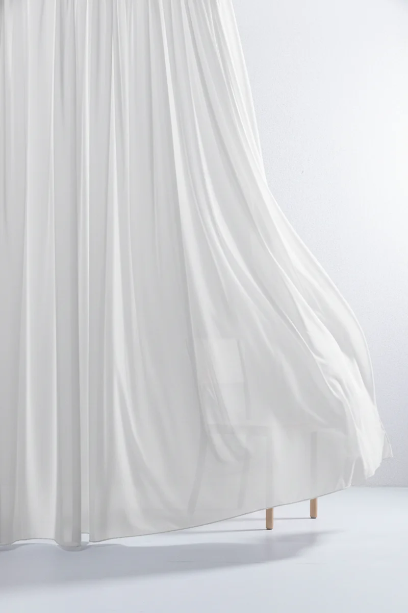 Luxury Sheer Curtains "Georgette" in Naturale Colour