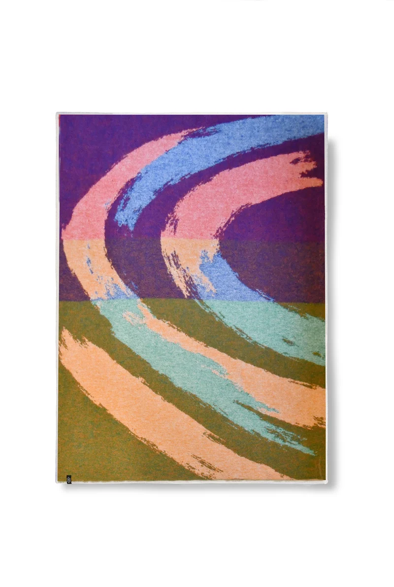 Wool Blanket “Podium” by Michele Rondelli