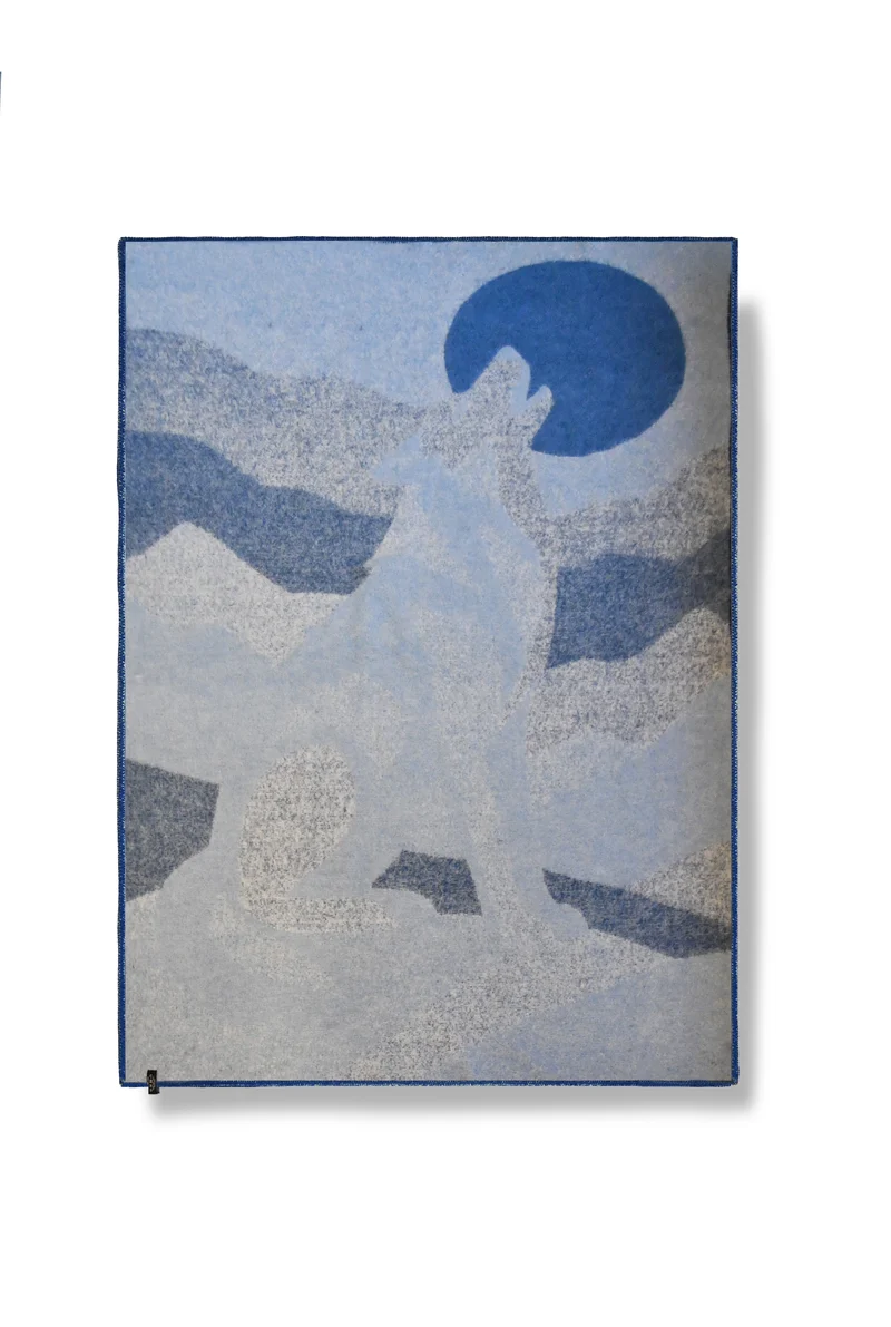 Wool Blanket “Nordwolf” by Michele Rondelli