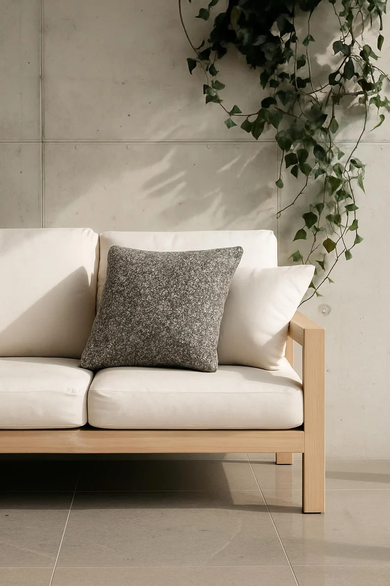 Outdoor / Indoor Cushion "Donata" - Charcoal