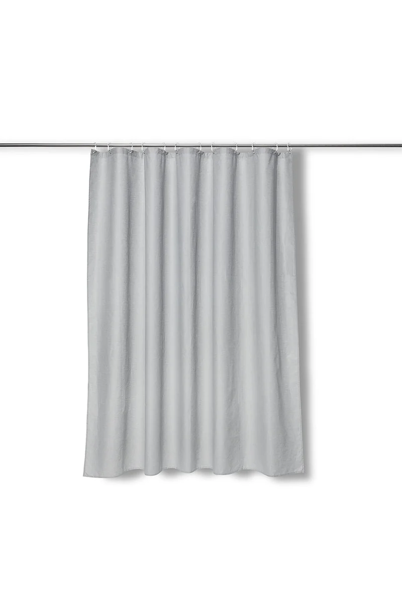 Linen Shower Curtain in Grey in 4 Sizes