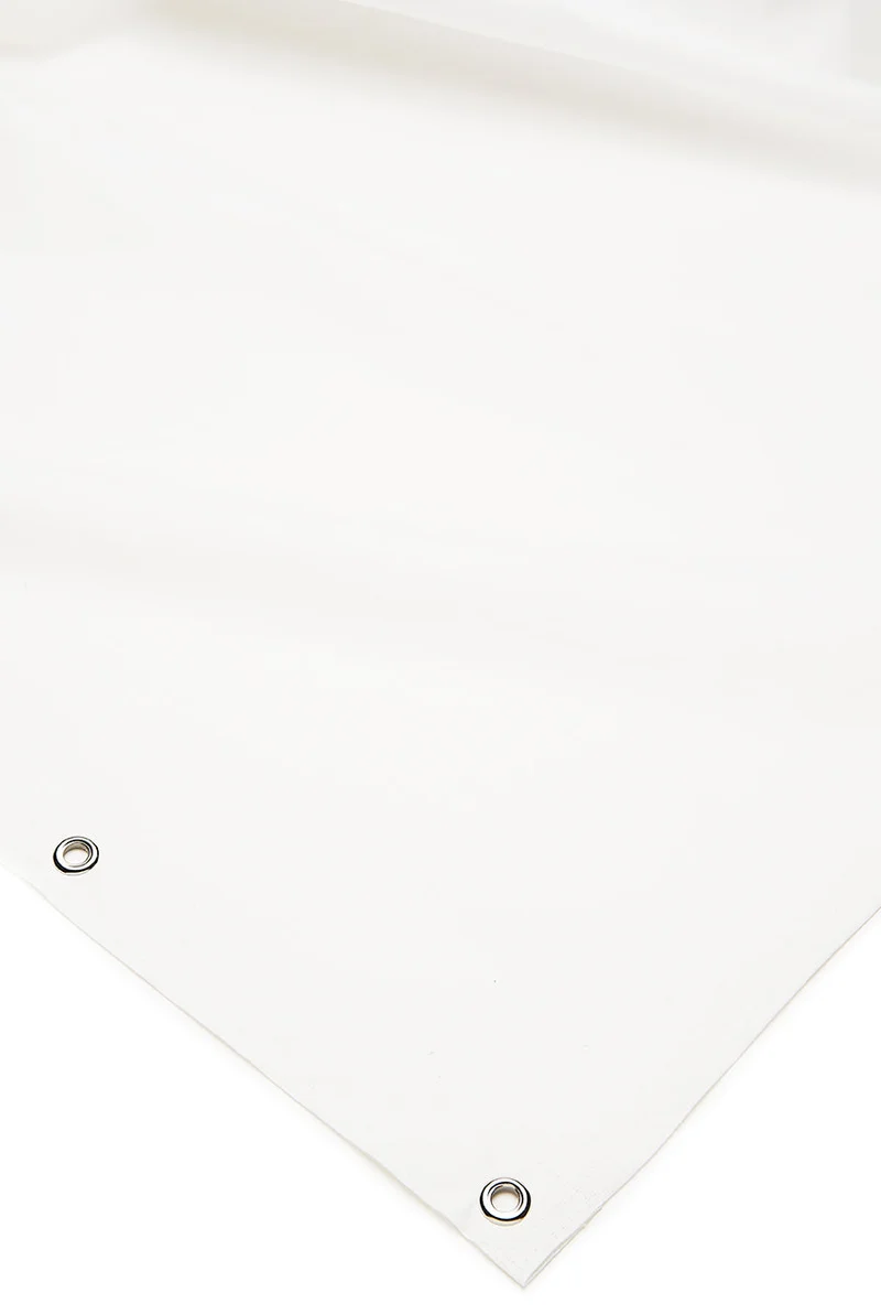 Linen Shower Curtain in White in 4 Sizes