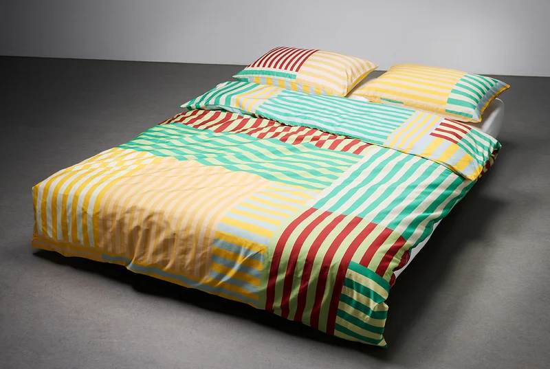Artist Bedding "Aligned 2" by Céline Cornu