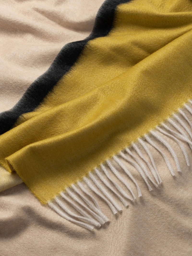 Kaschmir Plaid "Arran French Gold Black"