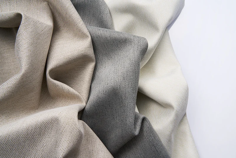 Blackout Curtains (Double Sided Linen Weave ) in Stone