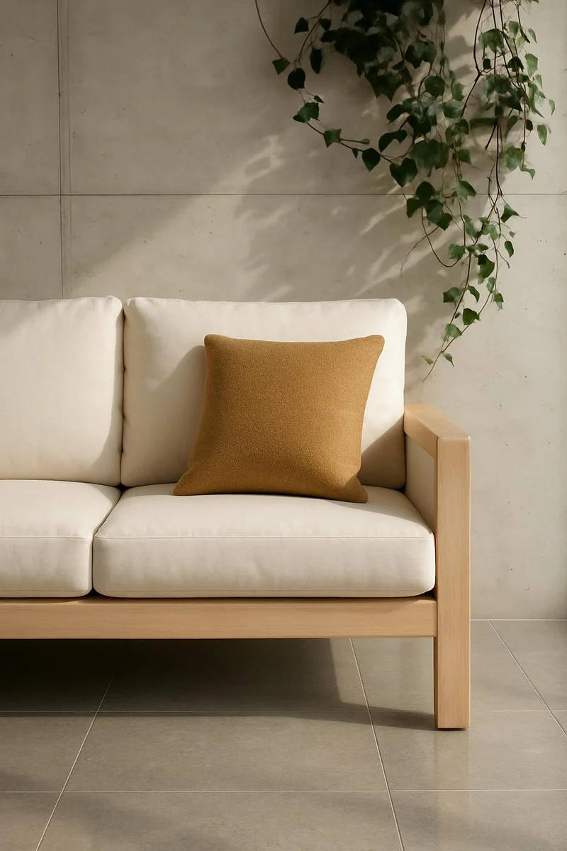 Outdoor / Indoor Cushion "Columbus" - Camel