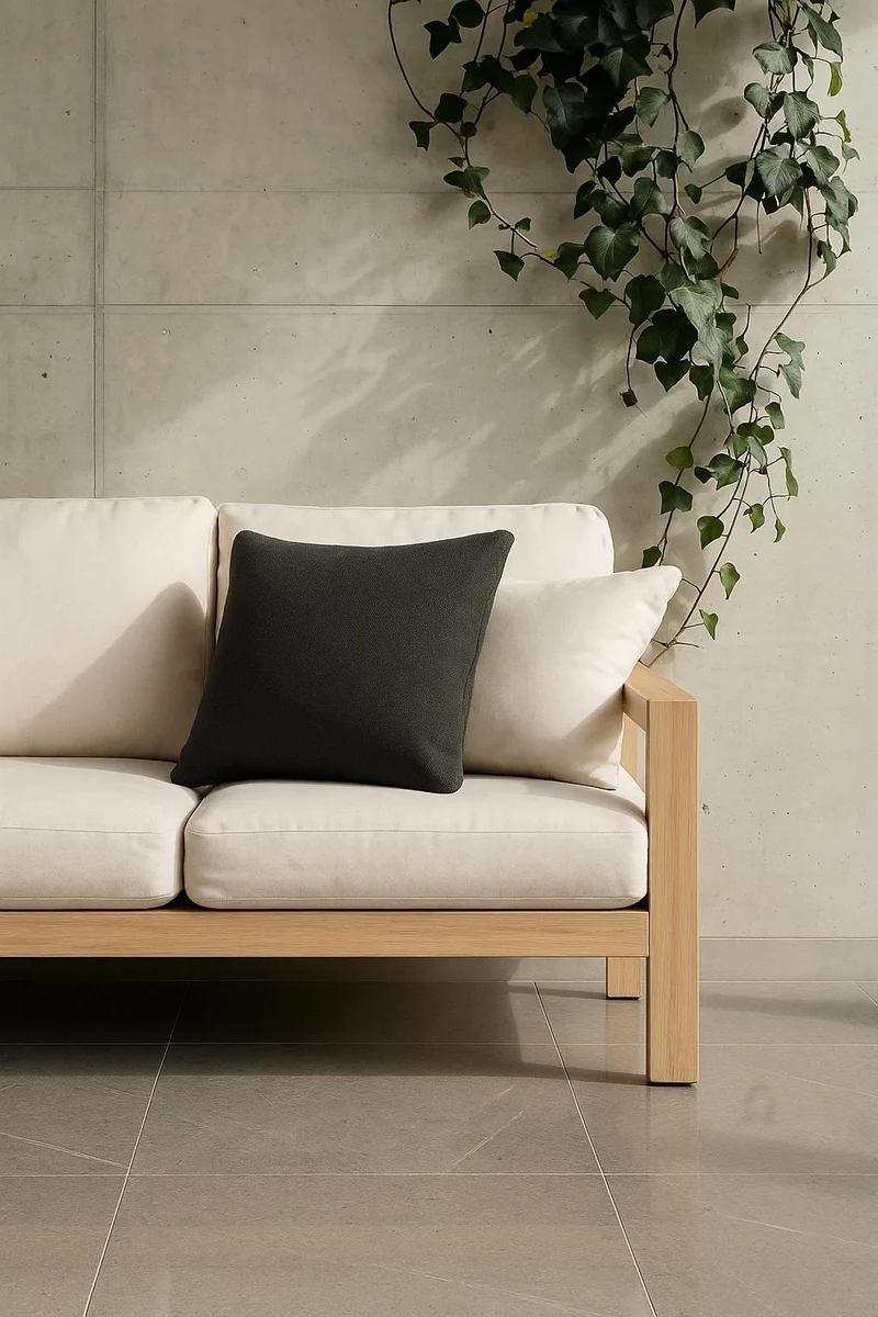 Outdoor / Indoor Cushion "Columbus" - Charcoal