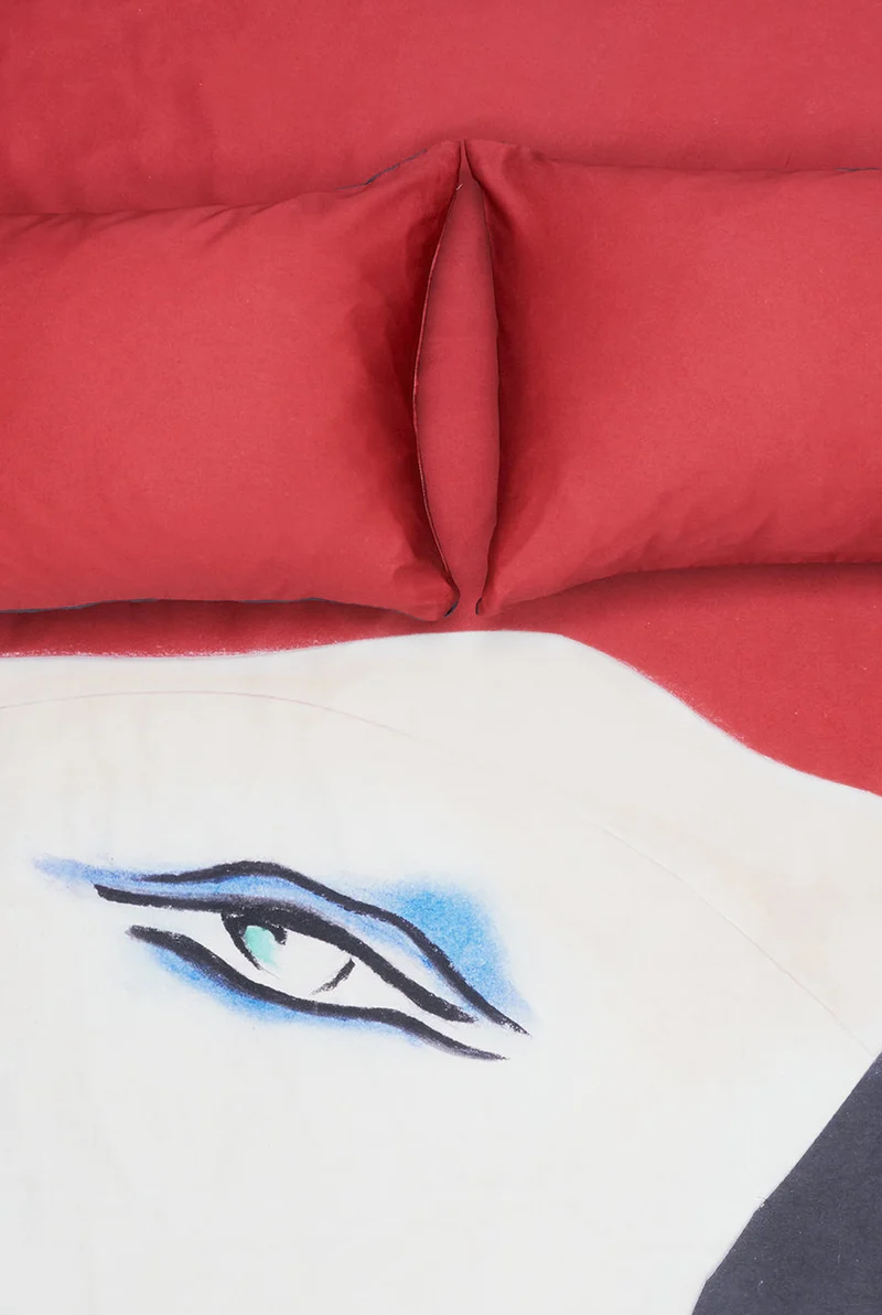 Artist Bedding Collection "Verführerischer Blick" by Ursula Rodel & Landesmuseum Zürich x ZigZagZurich