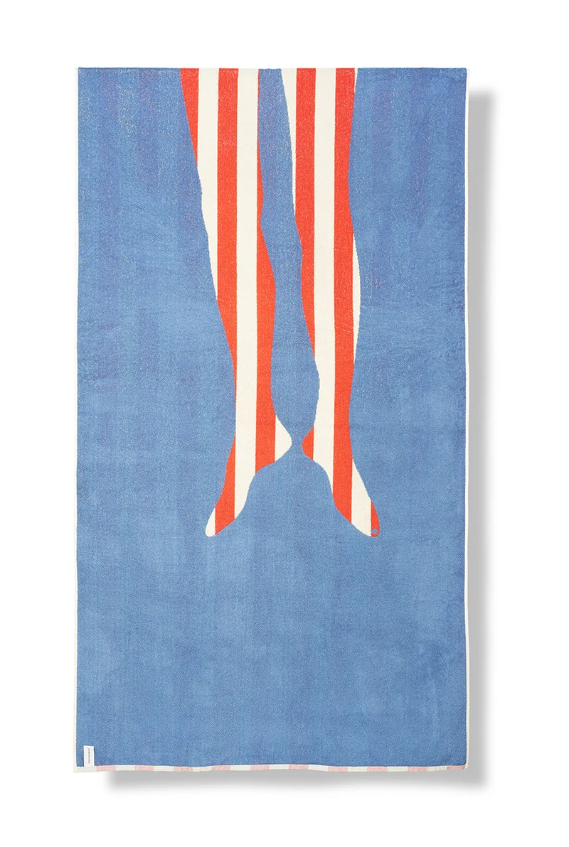 Beach Towel "Legs" by Michele Rondelli XL 100% Cotton