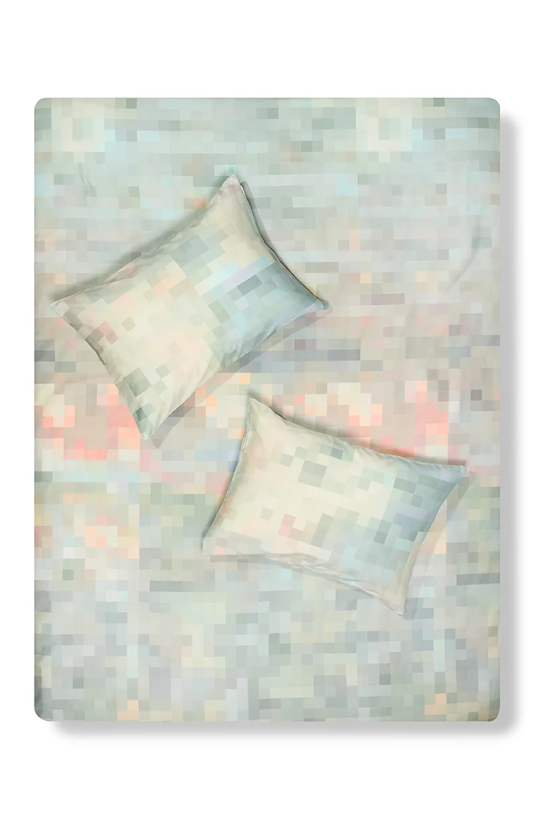 Artist Bedding "Meadow Pixel - Autumn " by Michele Rondelli