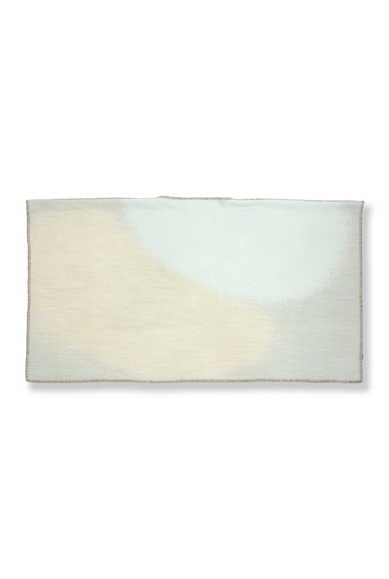 Merino Wool Poncho "Soft Spheres Light" by Charlotte Gentsch