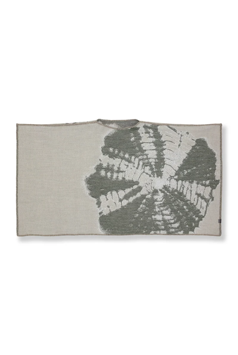 Merino Wool Poncho "Tie Dye" by Charlotte Gentsch