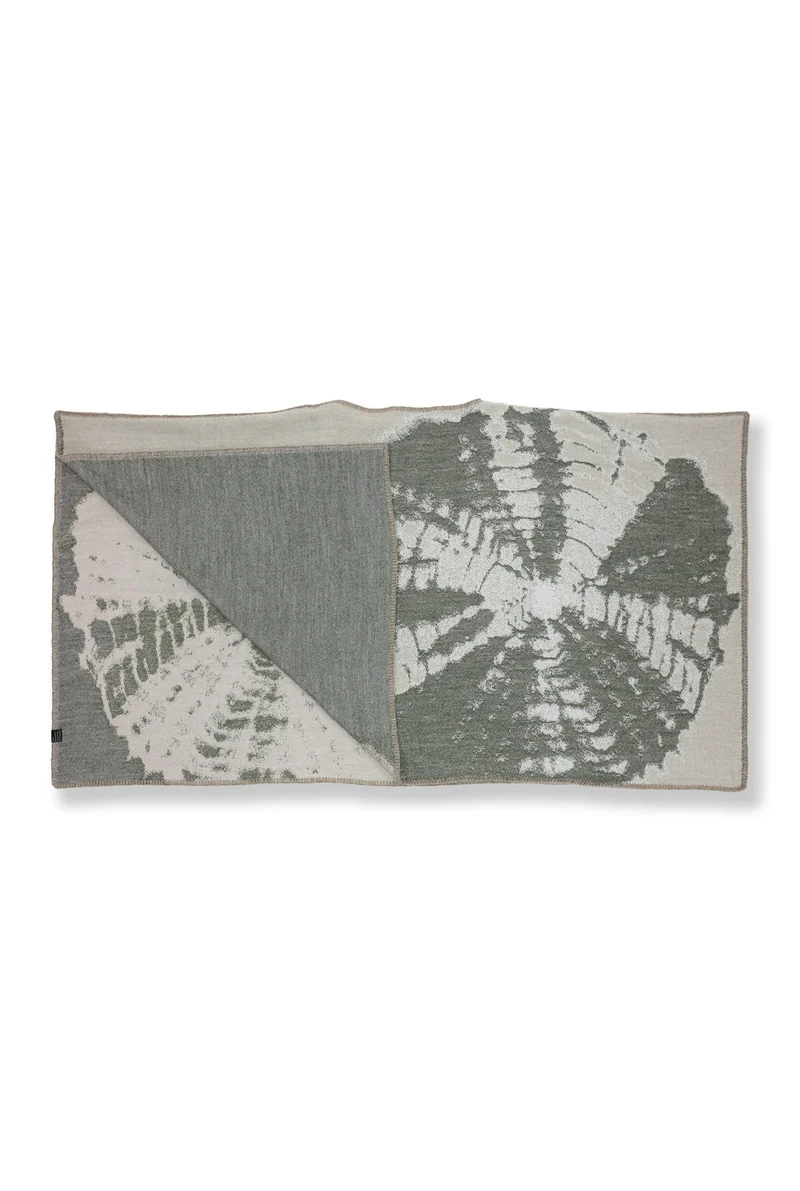 Merino Wool Poncho "Tie Dye" by Charlotte Gentsch