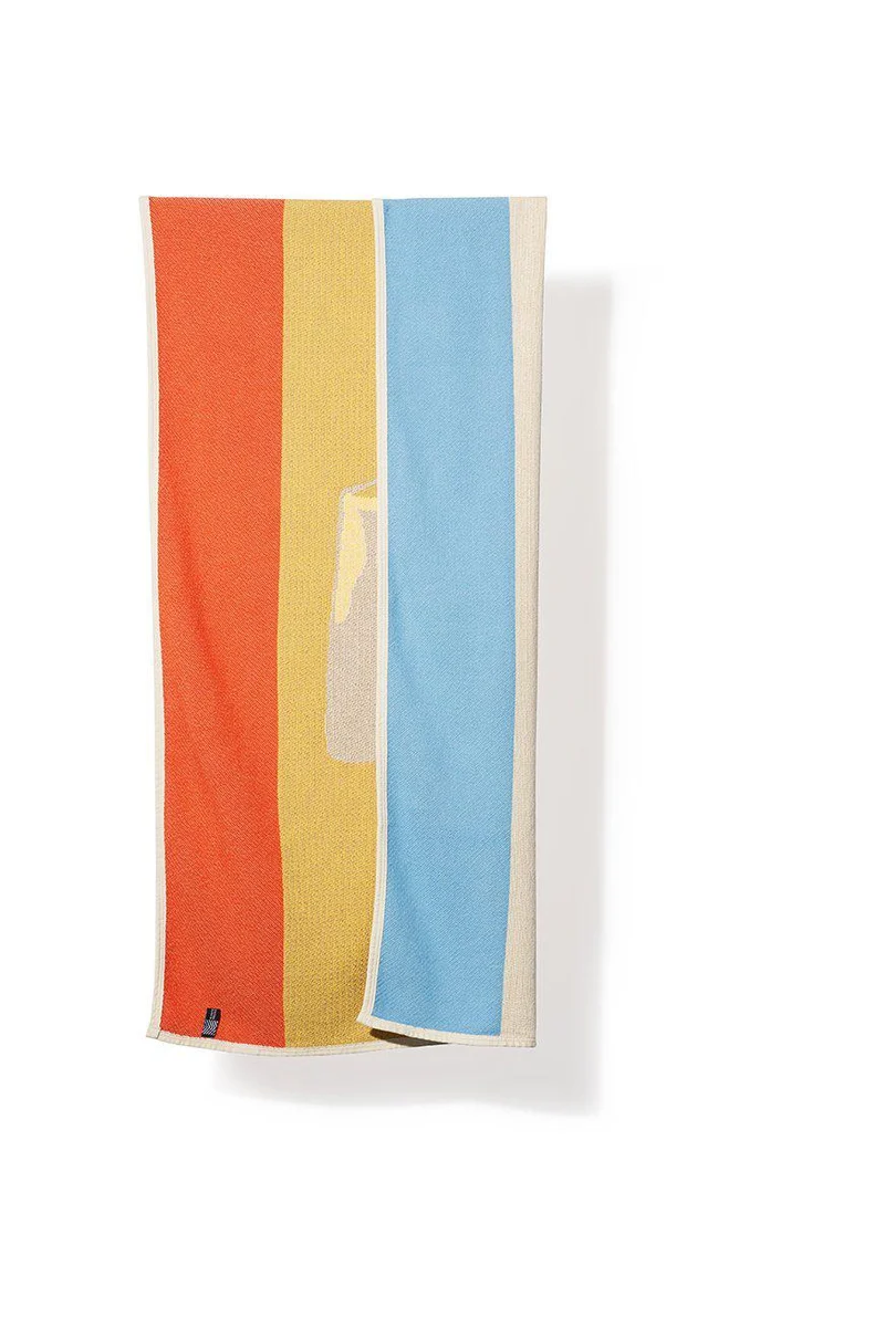 Cotton Beach Towel or Mini Blanket "Gelato" by Michele Rondelli